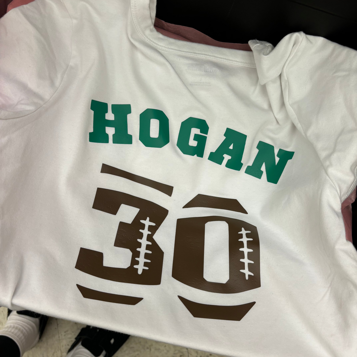 Cropped Football Number Shirt