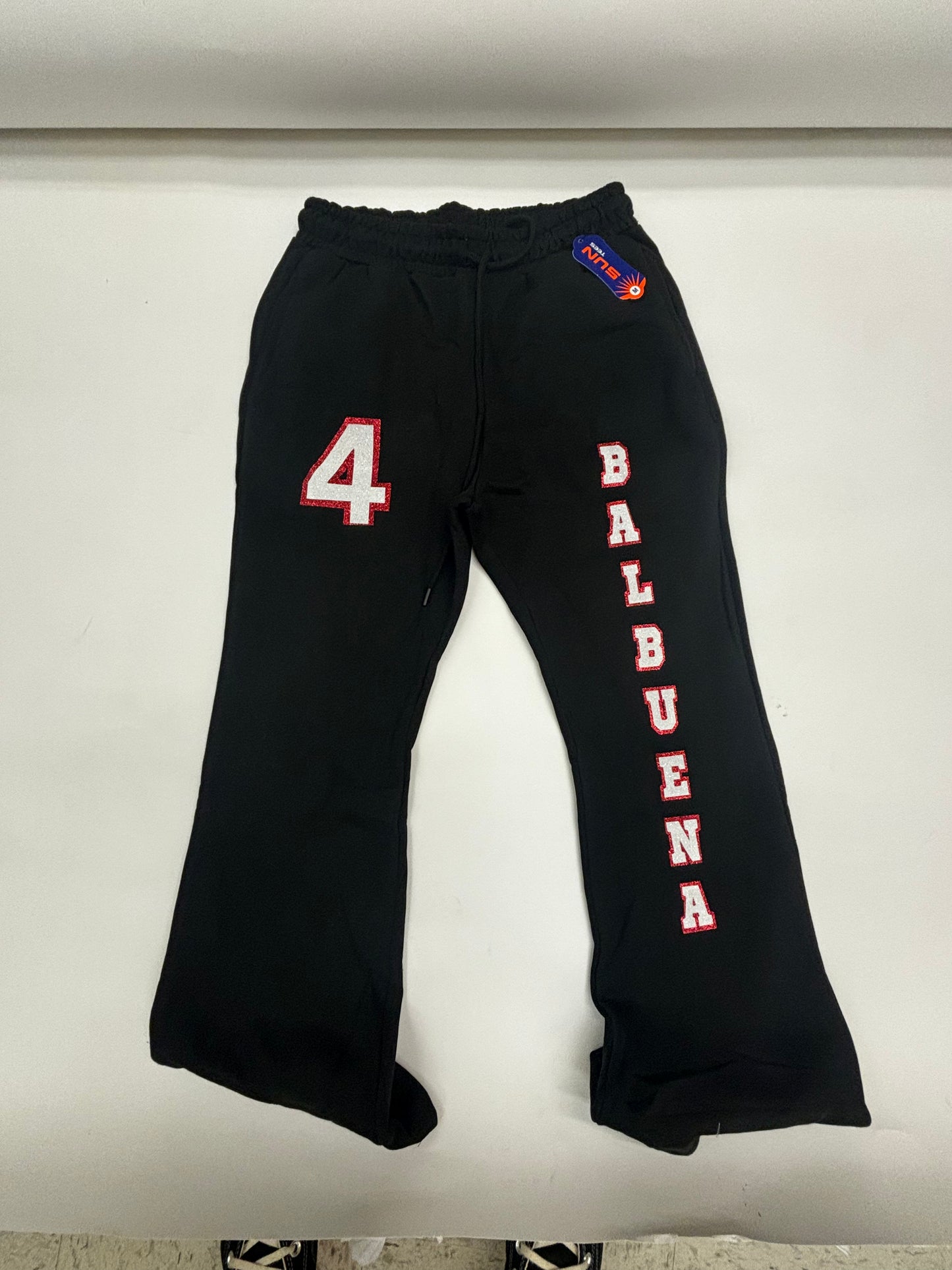 Custom Flared Sweats Men Size (with White Lettering)
