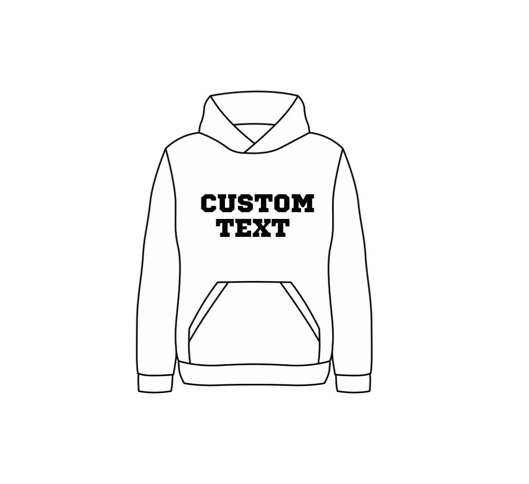 Text on front (add on)