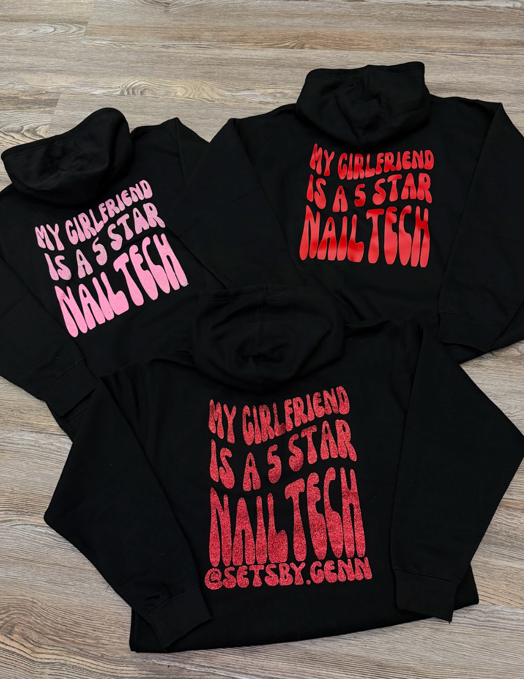 Nail tech Hoodie (just back design)