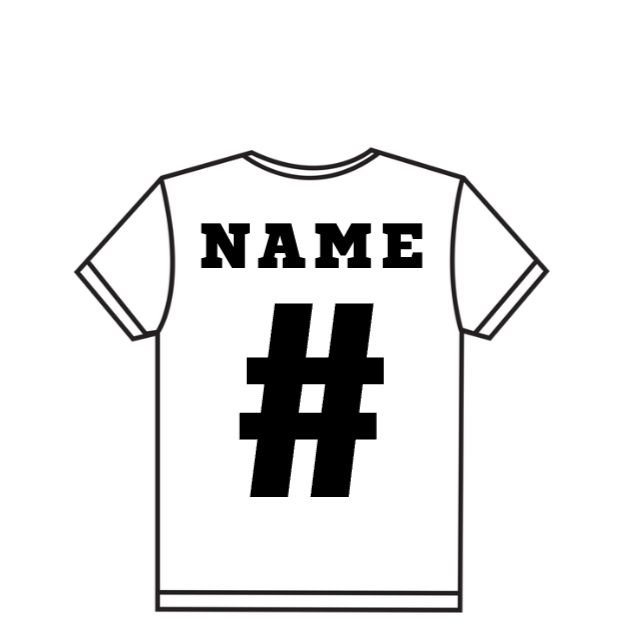 Regular T-Shirt with Name and Number
