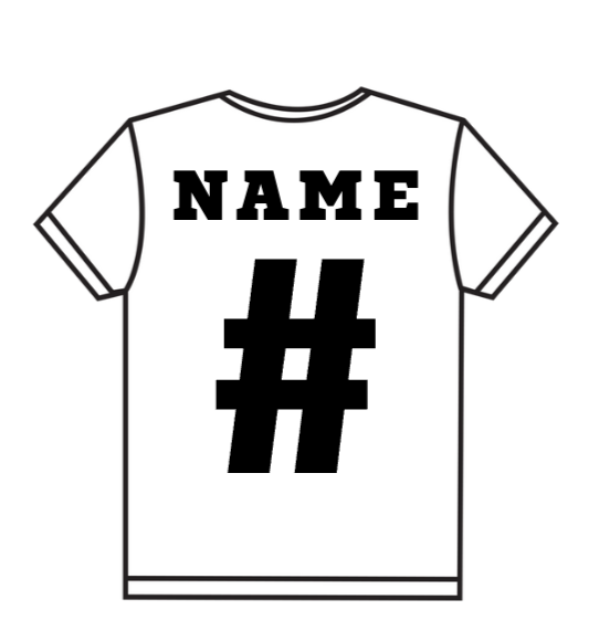 Regular T-Shirt with Name and Number