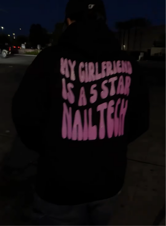 Nail tech Hoodie (just back design)