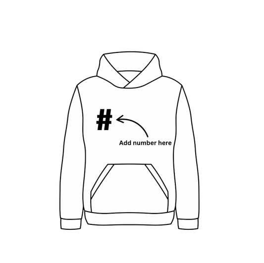 Small Number on front (Add on)