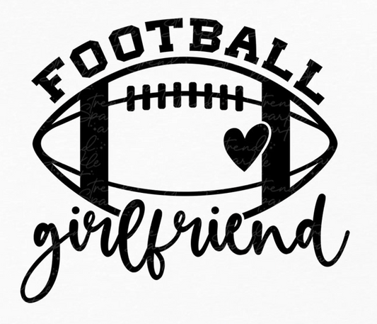 "Football Girlfriend" Front design