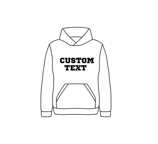 Text on front (add on)