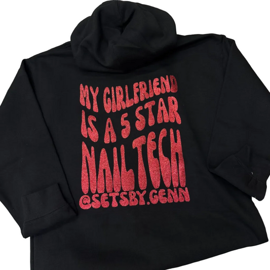 Nail tech Hoodie (just back design)