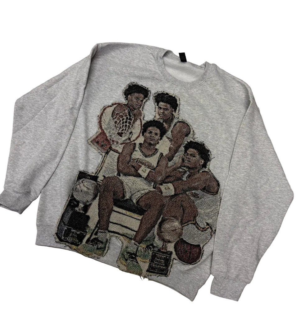 Multiple Photo Tapestry Patched Crew