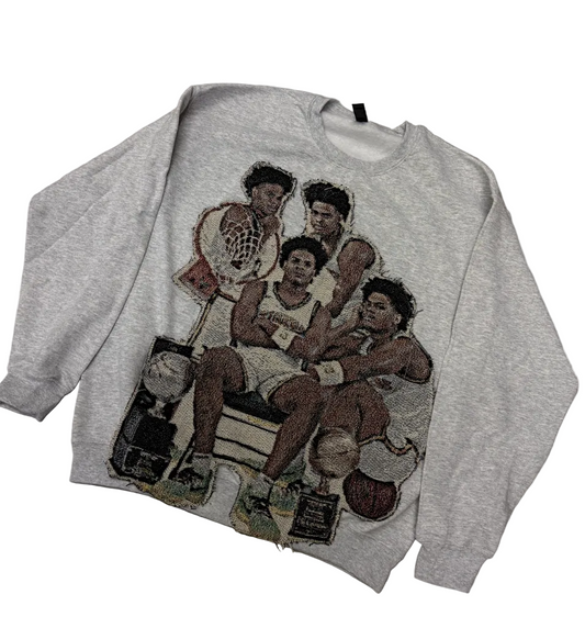 Multiple Photo Tapestry Patched Crew