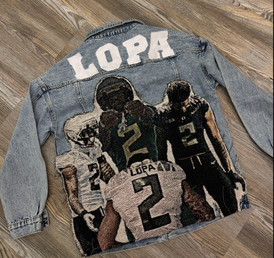 Tapestry Patch Jean Jacket