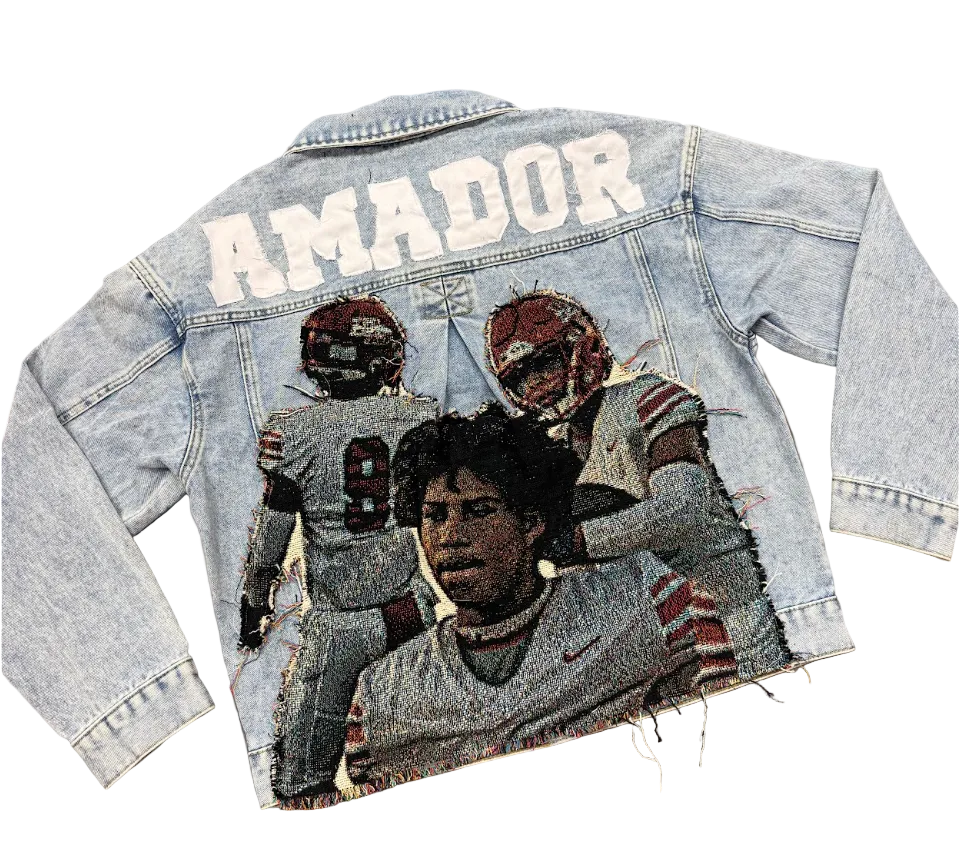 Tapestry Patch Jean Jacket