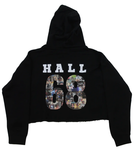 Cropped Hoodie with Name and Picture(s) in Number